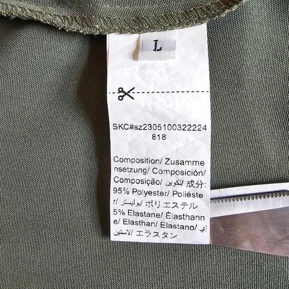 Woman's Casual Twist Front Short Sleve Collar Button Down Long Shirt Dress Large - Picture 3 of 14